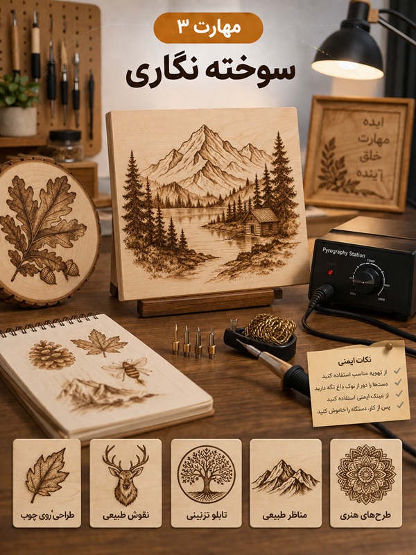 مهارت 3 : سوخته نگاری