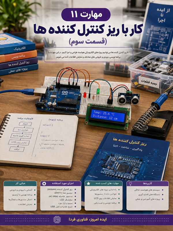 مهارت  11 : کار با ریز کنترل کننده ها (3)